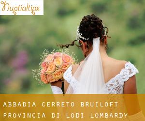 Abbadia Cerreto bruiloft (Provincia di Lodi, Lombardy)