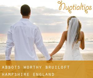 Abbots Worthy bruiloft (Hampshire, England)