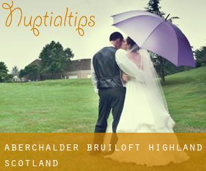 Aberchalder bruiloft (Highland, Scotland)
