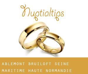 Ablemont bruiloft (Seine-Maritime, Haute-Normandie)