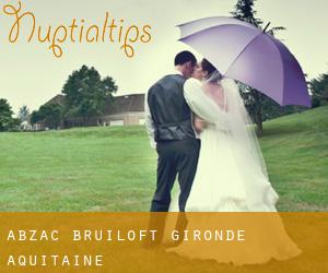 Abzac bruiloft (Gironde, Aquitaine)