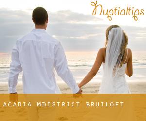 Acadia M.District bruiloft