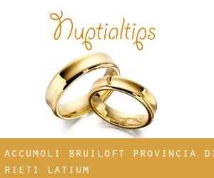 Accumoli bruiloft (Provincia di Rieti, Latium)