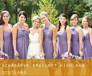 Achagarve bruiloft (Highland, Scotland)