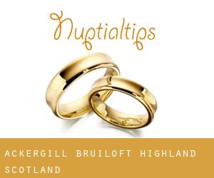 Ackergill bruiloft (Highland, Scotland)