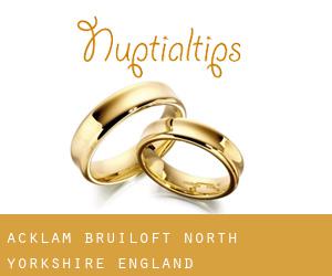 Acklam bruiloft (North Yorkshire, England)