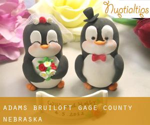 Adams bruiloft (Gage County, Nebraska)