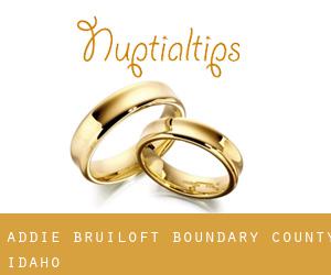Addie bruiloft (Boundary County, Idaho)
