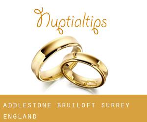 Addlestone bruiloft (Surrey, England)