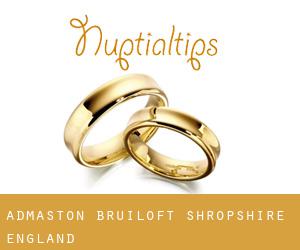 Admaston bruiloft (Shropshire, England)
