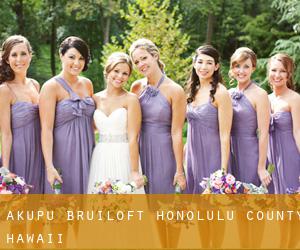 Akupu bruiloft (Honolulu County, Hawaii)