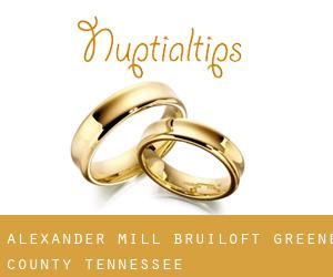 Alexander Mill bruiloft (Greene County, Tennessee)
