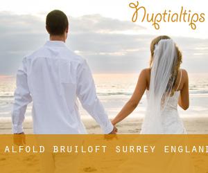 Alfold bruiloft (Surrey, England)