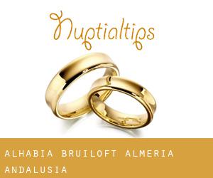 Alhabia bruiloft (Almeria, Andalusia)