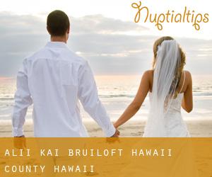Ali‘i Kai bruiloft (Hawaii County, Hawaii)