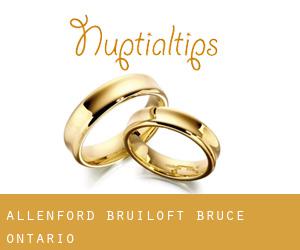 Allenford bruiloft (Bruce, Ontario)