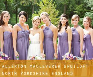 Allerton Mauleverer bruiloft (North Yorkshire, England)