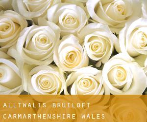 Alltwalis bruiloft (Carmarthenshire, Wales)