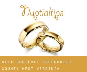Alta bruiloft (Greenbrier County, West Virginia)