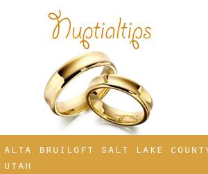 Alta bruiloft (Salt Lake County, Utah)