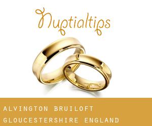 Alvington bruiloft (Gloucestershire, England)