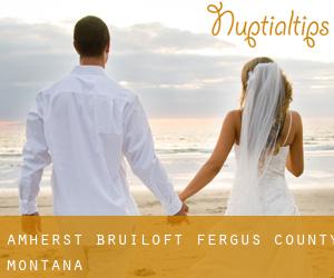 Amherst bruiloft (Fergus County, Montana)