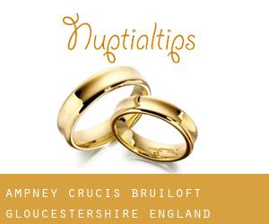 Ampney Crucis bruiloft (Gloucestershire, England)