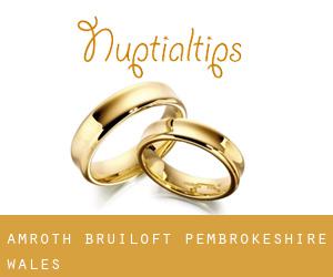 Amroth bruiloft (Pembrokeshire, Wales)