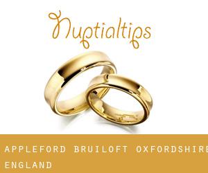 Appleford bruiloft (Oxfordshire, England)