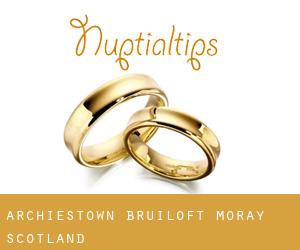 Archiestown bruiloft (Moray, Scotland)