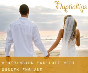 Atherington bruiloft (West Sussex, England)