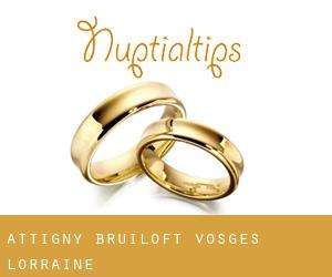 Attigny bruiloft (Vosges, Lorraine)