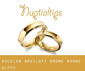 Aucelon bruiloft (Drôme, Rhône-Alpes)