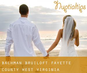 Bachman bruiloft (Fayette County, West Virginia)