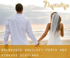 Balbeggie bruiloft (Perth and Kinross, Scotland)