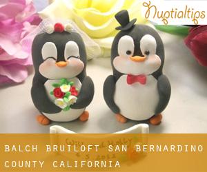 Balch bruiloft (San Bernardino County, California)