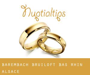 Barembach bruiloft (Bas-Rhin, Alsace)