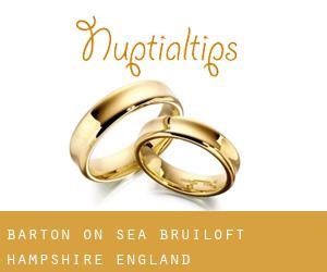 Barton on Sea bruiloft (Hampshire, England)