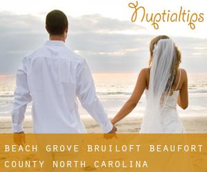 Beach Grove bruiloft (Beaufort County, North Carolina)