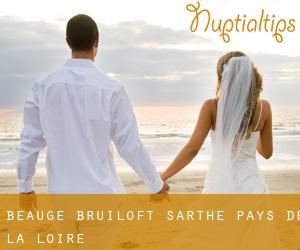 Beauge bruiloft (Sarthe, Pays de la Loire)