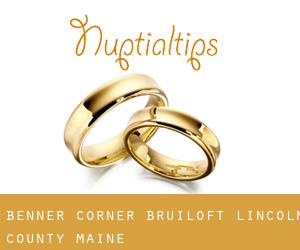 Benner Corner bruiloft (Lincoln County, Maine)