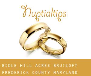 Bidle Hill Acres bruiloft (Frederick County, Maryland)