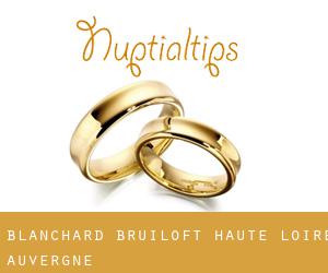 Blanchard bruiloft (Haute-Loire, Auvergne)