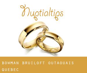 Bowman bruiloft (Outaouais, Quebec)