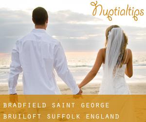Bradfield Saint George bruiloft (Suffolk, England)