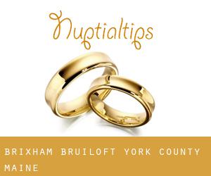 Brixham bruiloft (York County, Maine)