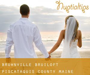 Brownville bruiloft (Piscataquis County, Maine)