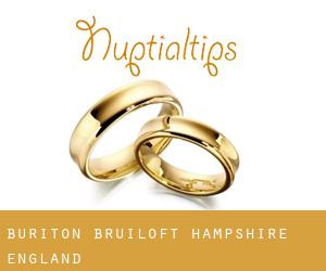 Buriton bruiloft (Hampshire, England)