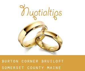 Burton Corner bruiloft (Somerset County, Maine)