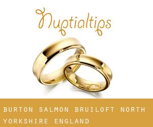 Burton Salmon bruiloft (North Yorkshire, England)